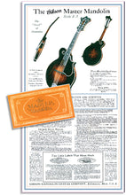 Load image into Gallery viewer, F5 mandolin specifications / Bill Monroe F-5 mandolin