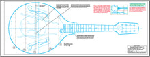Load image into Gallery viewer, pear shape mandola blueprints