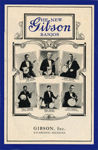 Load image into Gallery viewer, Gibson banjo catalog of mastertone banjos with ball bearing tone chambers