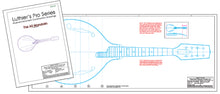 Load image into Gallery viewer, Gibson A5 mandolin drawings (blueprints) for constructing a Lloyd Loar f-hole A-style mandolin with references to Ultimate Bluegrass Mandolin Construction Manual.