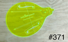 Load image into Gallery viewer, Laser-cut acrylic templates / steel peghole-drilling guides
