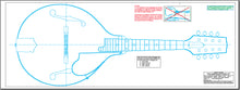 Load image into Gallery viewer, octave mandolin blueprints
