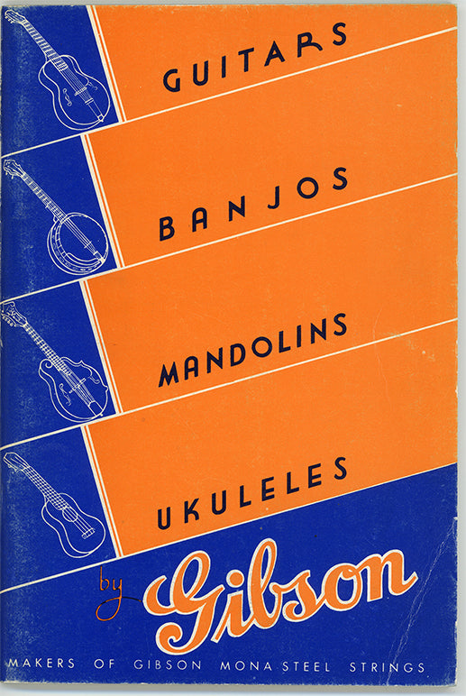 Gibson catalog reprint describes the entire line being produced in 1934